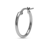 kleine Silber Creole