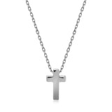 Silber Kette mit Kreuz