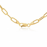 goldene Ankerkette mit Karabiner Verschluss