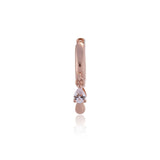 Boho Schmuck Ohrringe 925 Silber Rosegold vorne