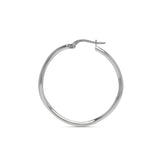 Zarte Creolen 925 Silber minimalistische Ohrringe