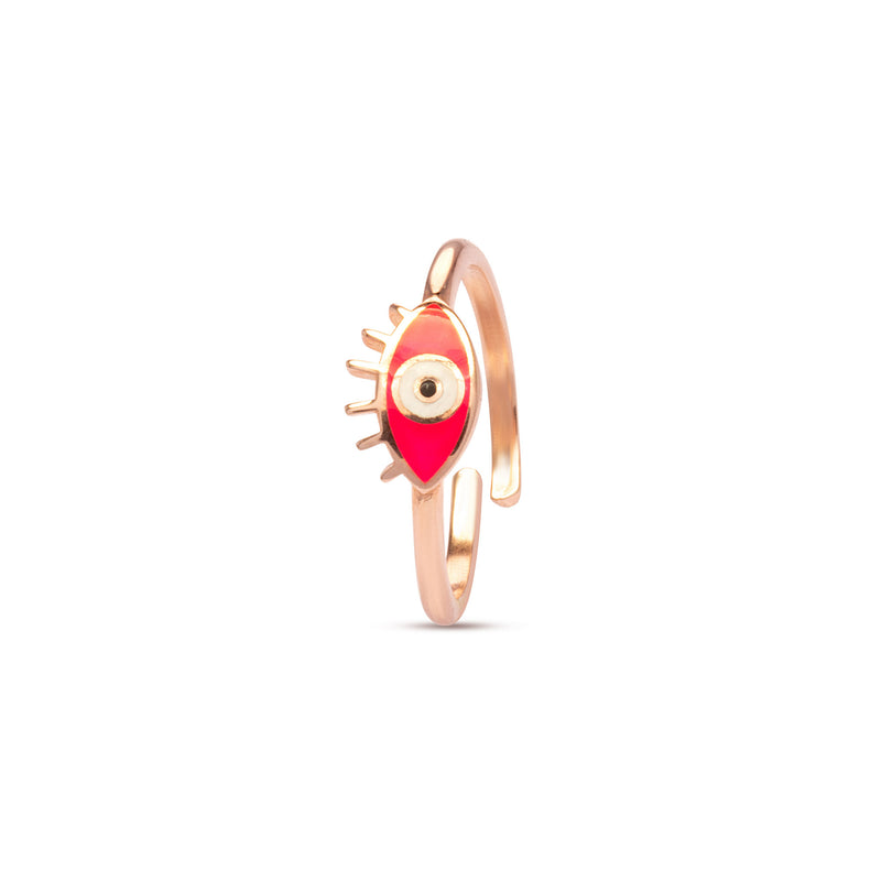 Evil Eye Ring | 925 Silber | Rosegold Ring | Nazar
