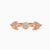 Ring „Vintage Flora“ aus 925 Silber – Ornament Ring mit floraler Struktur rosegold