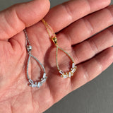 Statement Silberkette mit Zirkonia im Baguette-Schliff – 925 Sterling Silber