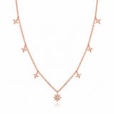 Sternkette_925_Silber_Rosegold