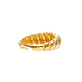 Wave Ring | Croissant Ring | 925 Silber | Gold Ring | Silber Ring