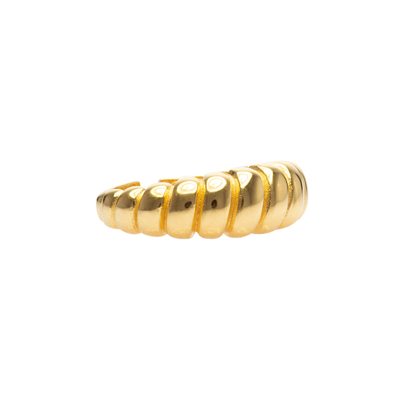 Wave Ring | Croissant Ring | 925 Silber | Gold Ring | Silber Ring