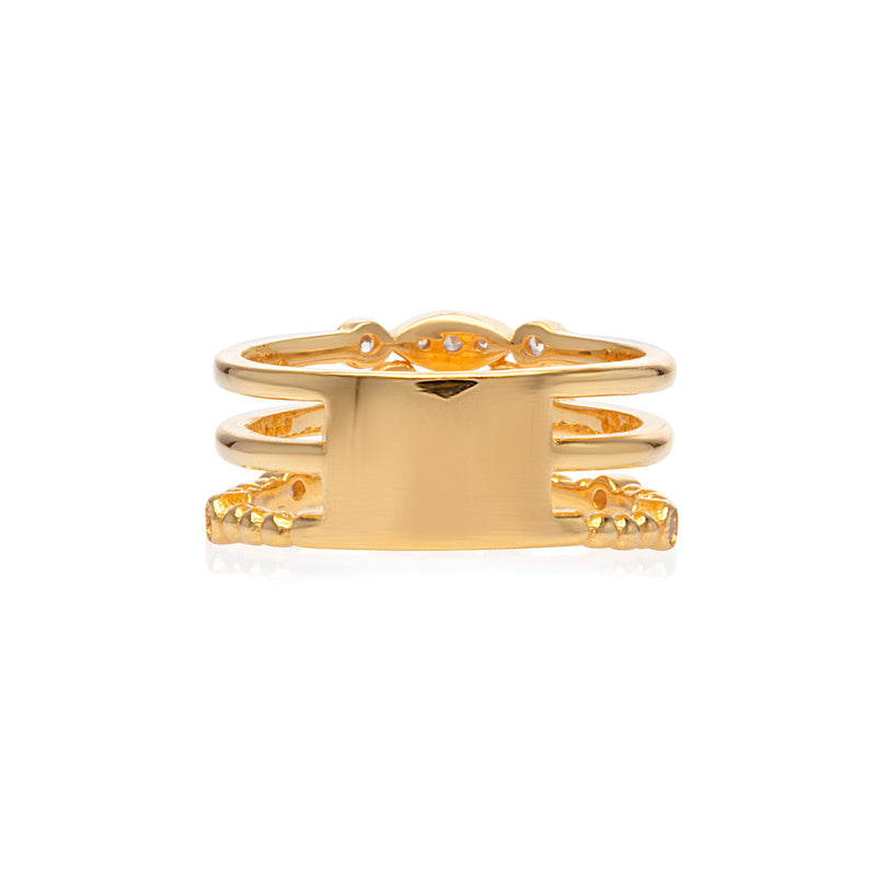 Stacking Ring 3 in 1 Gold