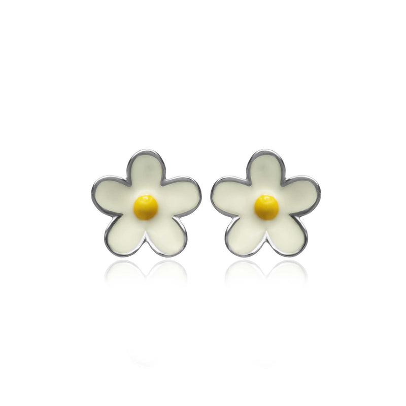 Ohrring Gänseblümchen | 925 Silber | Silber Ohrring