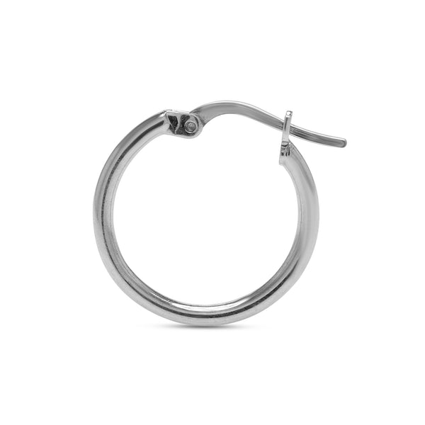 kleine Silber Creole