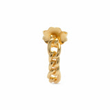 Ohrstecker mit Kette 925 Silber Chain Ohrringe vorne gold 