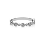 Ring „Drops“ aus 925 Silber – Zirkonia Ring mit Kügelchenstruktur in Silber