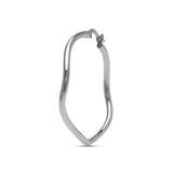 Zarte Creolen 925 Silber minimalistische Ohrringe