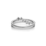 Zarter Stacking Ring aus 925 Silber – minimalistischer Ring Hinteransicht